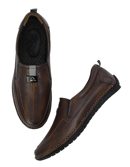 Men's Faux Leather Moccasin Formal Shoes